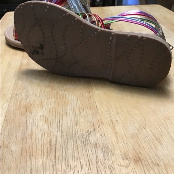 FALLS CREEK KIDS little girl’s EGTYPIAN STYLE sandals sz 8 - Picture 5 of 13